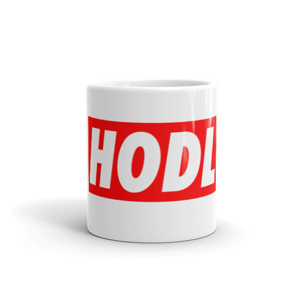 HODL cryptocurrency Cup and Handle